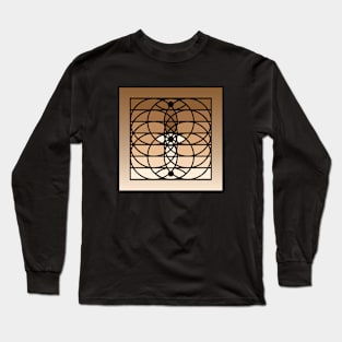Doc Labs - Third Eye / Awakening (Geometric Art / Meditation / Yoga) - Version 2 - (Brown) Long Sleeve T-Shirt
